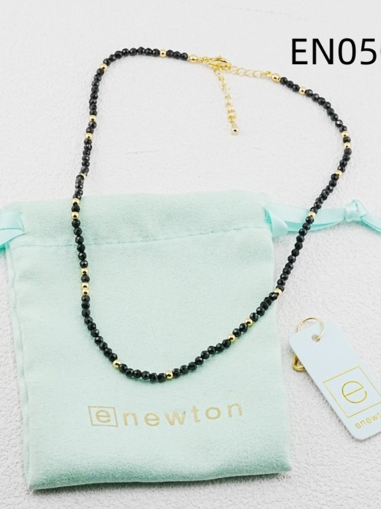 Enewton Black Bead Necklace
